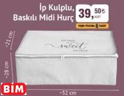 İP KULPLU, BASKILI MİDİ HURÇ